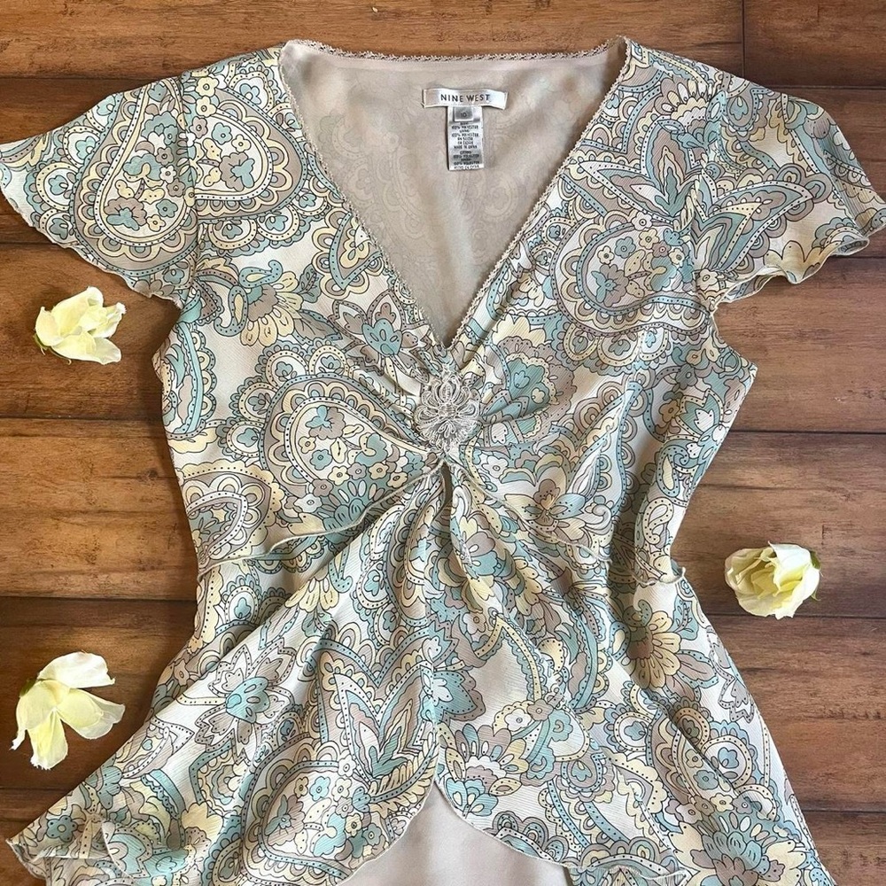 Vintage y2k pastel Fairycore princesss blouse